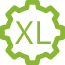 Icon Zahnrad XL