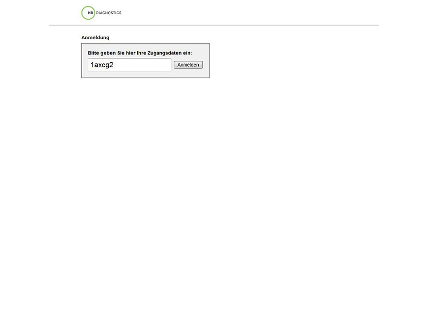 Login des Jobmatchers